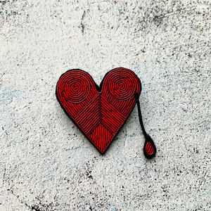 เข็มกลัดลวดแท่งดีไซน์ใหม่คุณภาพดีที่สุดขายส่งเข็มกลัดลวดแท่งในราคาต่ําเข็มกลัดหัวใจแฟชั่นที่สวยงาม - Product Image 1