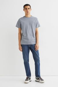 T-shirt unisexe à trois mélanges respirant coupe ample Vintage bleu marine XL - Product Image 6