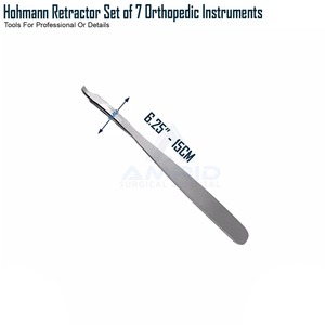 Juego de 7 Retractores Hohmann, Instrumentos Quirúrgicos Ortopédicos, Espéculo - Product Image 4
