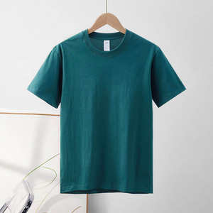 T-shirt en coton imprimé avec logo personnalisé uni T-shirt uni vierge pour hommes avec logo - Product Image 4