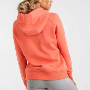 Sweat-shirt à capuche en laine ample de base pour femmes de qualité supérieure, sweat-shirt uni à manches longues, sweat-shirt personnalisé avec logo brodé - Product Image 3