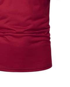 Customized Mens Navy Blue <b>Maroon</b> White Polo Shirt Short Sleeve Cotton Pique Casual Golf Tee Breathable Summer <b>Top</b> OEM Custom - Product Image 5