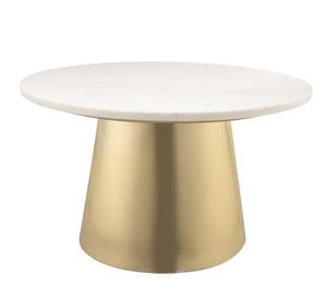 Nouvelle arrivée Table basse au design simple Table de salon pour le thé avec logo en métal de l'Ouest Article de style de bâtiment Fabricant grossiste - Product Image 2