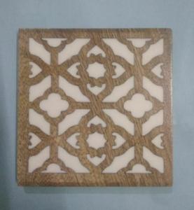 Sous-verres en bois blanchis à la chaux, design attrayant, sublimation, sous-verres rustiques, sous-verres pour boissons, vaisselle, tapis et coussinets - Product Image 5