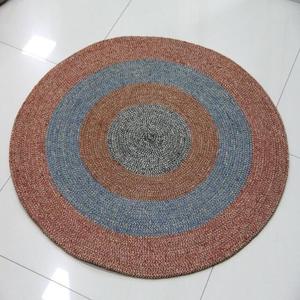 Alfombras Redondas Hechas a Mano Modelo 2026, Decorativas, Naturales, Navideñas, para Negocios, Regalos Personalizados, Cocina, Bodas, Antideslizantes, sin Logotipo - Product Image 6