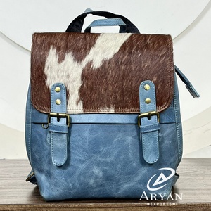 Sac à dos élégant en cuir de vache véritable vintage à bas prix, style western, disponible en gros pour la mode féminine - Product Image 1