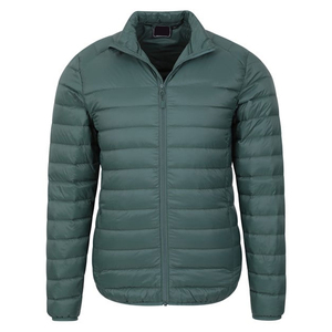 Blouson bombardier rembourré en coton pour hommes personnalisé vente en gros veste matelassée en tissu à bulles de style rue avec coupe-vent en duvet - Product Image 5