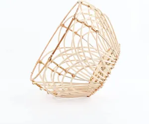 Elegante cuenco de bambú para servir, utensilios de cocina duraderos, perfecto para el Hogar, Restaurantes, bodas, mesa y elementos esenciales para comedor - Product Image 3