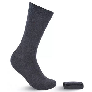 Chaussettes décontractées pour hommes de haute qualité, fabriquées par un fabricant de renom, en coton de haute qualité, nouvelle couleur unie élégante, antibactériennes pour adultes - Product Image 3
