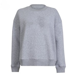 Sweat-shirt à col rond pour homme 2024 Hot Design OEM Custom Made Men Cotton Plain Sweatshirt avec manches longues - Product Image 5