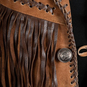 Chaqueta de Hombre con Flecos, Estilo Casual Urbano, de Lona, para Invierno, de Secado Rápido, Transpirable, con Botones de Cuerno, Diseño Personalizado, Mayorista, Superventas - Product Image 5