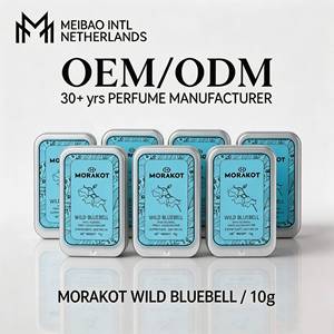 Perfume Sólido Sin Alcohol <span class=keywords><strong>de</strong></span> 10g, MORAKOT Freesia Wild Bluebell, Aroma Floral, Mini Lata Metálica a Prueba <span class=keywords><strong>de</strong></span> Fugas, Bálsamo <span class=keywords><strong>de</strong></span> Fragancia <span class=keywords><strong>de</strong></span> Bolsillo para Viaje - Product Image 1