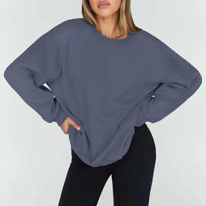 Women's Winter <b>Sweatshirt</b> Custom Front 100% Cotton Fleece <b>Hoodies</b> Outdoor Breathable Windproof Eco-Friendly Personalized Sale - Product Image 5