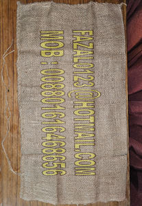 BOLSA DE ARENA DE HESSIAN 66X35 CM 26X14 PULGADAS, SELVEDGE. HIRACLE COSIDO, CORREA EMPAQUETADA 1000 PES. PISO POR BALA. - Product Image 3