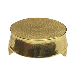 Plateau de service pour cupcakes en métal aluminium à un étage, support à gâteau décoratif fini en émail - Product Image 6