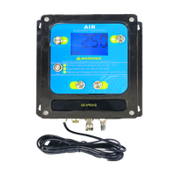 Gonfleur d'aluminium entièrement automatique de haute qualité, plage de mesure 5~220 PSI, moniteur de pression des pneus haute précision 0,5 PSI avec écran LCD
