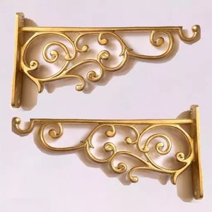 Rustic Finished Hot Selling Wall <b>Brackets</b> Supporting High Quality Iron Metal <b>Brackets</b> Elegant For Home Hotel Decor Usage - Product Image 3
