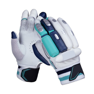 Guantes de bateo de críquet por encargo Guantes de bateo de críquet para mano derecha e izquierda Dedo completo Altamente protegido - Product Image 1