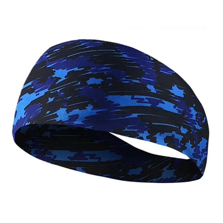 Diadema Banda para el sudor para hombres Mujeres Banda para el cabello Bandas para el sudor Correr 3D Sublimación Fitness Entrenamiento Deporte Banda de seguridad