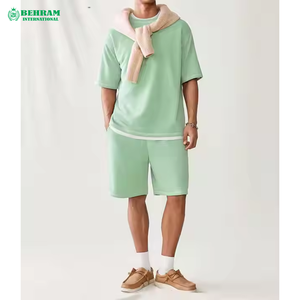 เสื้อยืดผ้าฝ้ายเปิดไหล่สำหรับผู้ชายเสื้อยืดบ็อกซี่ทรงหลวมโอเวอร์ไซส์แบบ100% ออกแบบได้ตามที่ต้องการ - Product Image 5