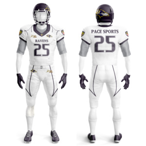 Uniformes de fútbol americano de la mejor calidad, diseños personalizados, impresión sublimada, secado rápido, transpirable, uniforme de fútbol americano - Product Image 5