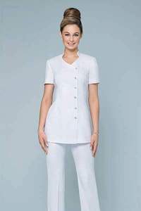 Nouvelle tunique de Salon de beauté et de spa pour femmes, chemise et uniforme de Salon de beauté fantaisie avec poche en option - Product Image 3