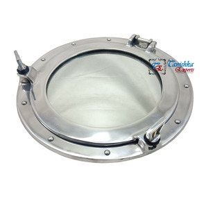 Aluminum Modern Nickel Plated <b>Mirror</b> <b>Porthole</b> Wall Decor Handmade Long Life for Home & Office Wall Hanging - Product Image 3