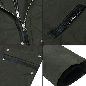 Fabrication en usine, nouvelle arrivée, parka pour homme à manches longues, parka sur mesure en gros - Product Image 5