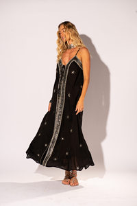 Customized Women's Clothing Linen Slip Dress Linen Maxi Summer Style Lightweight <b>Long</b> Sleeveless Dress With Pockets Linen Beach - Product Image 4