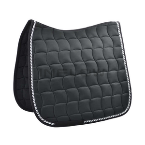 Cuir véritable, Fournisseur de selle de cheval Tissu satiné Couverture de selle de cheval Logo personnalisé Tapis de selle de course de cheval équestre - Product Image 4