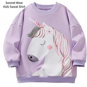 Sudadera con Estampado Gráfico para Niños, Manga Larga, Cuello Redondo - Product Image 1