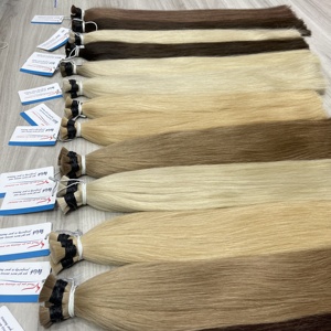 Extensiones de cabello humano a granel liso natural de calidad superior Estilos de aspecto natural - Product Image 1
