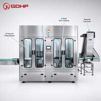 Machine de remplissage de sauce soja haute vitesse 4800 BPH, ligne d'embouteillage rotative automatique sous vide pour bouteilles en verre