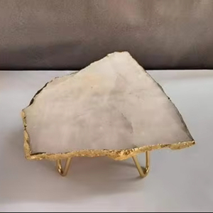 ที่ตั้งเค้กอาเกตธรรมชาติหรูหราหรูหราสไตล์รักหรูหรากันน้ำออกแบบได้ปรับแต่งได้สำหรับห้องครัวบ้านสวน - Product Image 5