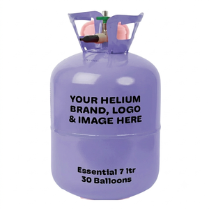 Europe-Filled 7L Low Pressure Disposable Steel Helium <b>Balloon</b> Gas Cylinder Wholesale and Pallet Supply - Product Image 1