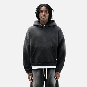 Sudadera con capucha de algodón Sun Fade para hombre |   Sudadera Personalizada OEM con Efecto Degradado - Product Image 3