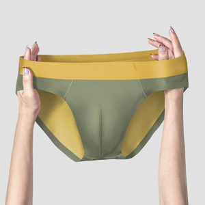 Calzoncillos Boxer de Algodón de Tiro Medio para Hombre, Ropa Interior Transpirable de Punto, Diseño de Contraste con Estampado de Goma en Relieve, Cómodos con Logotipo - Product Image 5