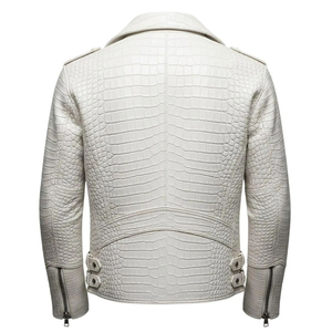 Vestes pour hommes sur mesure, respirantes, en provenance du Pakistan, motif crocodile, cuir de qualité supérieure, nouvelle arrivée, vestes pour hommes - Product Image 6