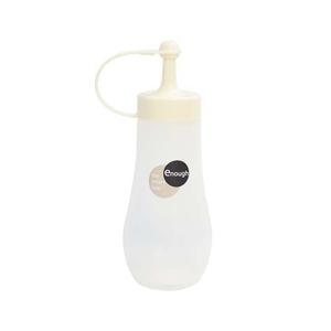 Venta caliente japonés Color blanco plástico aderezo para ensaladas botella exprimible grado alimenticio esmerilado botellas de plástico de alta calidad - Product Image 1
