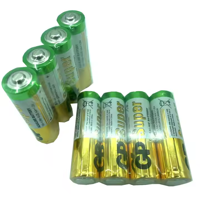 Factory Wholesale GP 1.5V AA AAA Alkaline Battery Super Ultra LR6 15A Dry Cell for Laptop Use