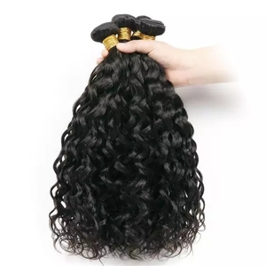Vente chaude de haute qualité vierge vague d'eau profonde extension de cheveux simple corps cheveux ondulés Vietnam en gros brut tressage de cheveux humains - Product Image 2