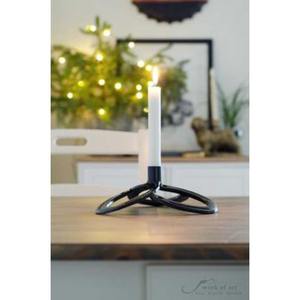 Best Quality Antique Design Small Table Top Metal Candle Holder Customized Shape & Size with Black Powder Coated Finished - Product Image 1