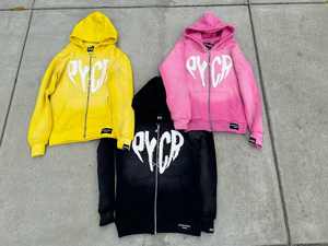 ชุดเสื้อฮู้ดฟอกสีกรดแบบสวมหัววินเทจผ้ามีฮู้ดซักได้ตามต้องการ - Product Image 5