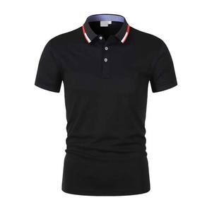 Polos deportivos de alta calidad para correr para hombre, diseño de logotipo personalizado OEM, polos de algodón estampados con bordado de talla grande para hombre - Product Image 4