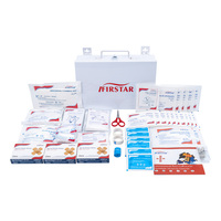 Kit médical OEM Kit de survie portable Boîte à outils Boîte de premiers soins en métal étanche Trousse de premiers soins pour 10 personnes Boîte vide