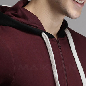 Sudaderas con Capucha Premium de Alta Calidad para Hombre, para Invierno, Transpirables, Cálidas, Ecológicas, de Algodón/Poliéster, con Diseño Liso Teñido - Product Image 2