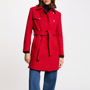 Manteau long en laine pour femme, qualité supérieure, coupe-vent, doux, polaire, chaud, surdimensionné, motif hiver, par un fabricant de premier plan - Product Image 1