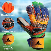 Gants de gardien de but en cuir les plus vendus, service OEM personnalisé, haute qualité, légers, écologiques, design à doigts complets, prix bas