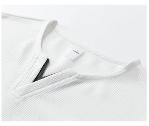 Camiseta de Manga Corta para Hombre, 210 gsm, 100% Algodón, Cuello en V, Negra, Blanca y Gris, Suave, Informal, para Actividades al Aire Libre - Product Image 6