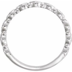 Stuller 123124:600P 14KW Stackable Diamond <b>Ring</b> <b>for</b> <b>Men</b> and Women - Product Image 2